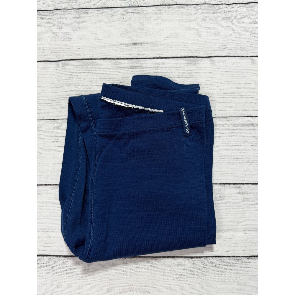 Kathmandu Merino Baselayer Legging 100% Merino wool Girls XL Navy Blue